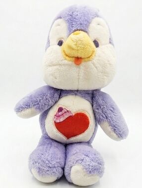​VTG 1984 Care Bears Cousins Cozy Heart Penguin Plush Kenner 13”